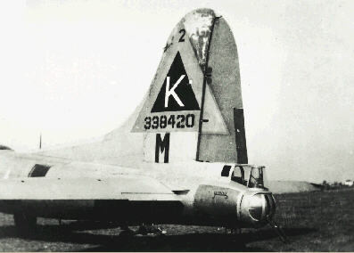 the tail of the B-17G Bette Jane [18 kB]